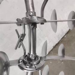 Вертушка садовая металлическая спираль с листьями (арт. 26-1090486)