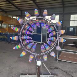 Вращающийся садовый декор из нержавеющей стали для улицы (арт. 26-1090493)