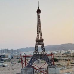 Украшение для сада Эйфелева башня 4м с LED подсветкой (арт. 26-1090496)