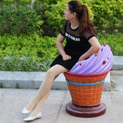 Декоративные скульптуры для парка: мороженое, столы и стулья (арт. 26-1090506)