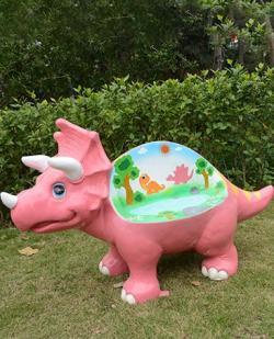 Садовая скамья из стеклопластика в виде животного (арт. 26-1090515)