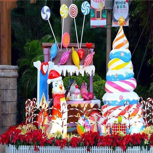 Украшение для парка: гигантская леденцовая декорация (арт. 26-1090525)