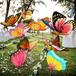 Скульптура бабочки из стеклопластика для сада, гигантская (арт. 26-1090544)