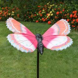 Скульптура бабочки из стеклопластика для парка (арт. 26-1090568)