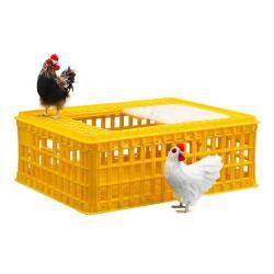 Клетка для транспортировки кур пластиковая 750*550*270 мм (арт. 26-1200010)