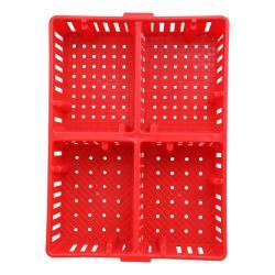 Ящик для транспортировки цыплят пластиковый 4 секции (арт. 26-1200038)