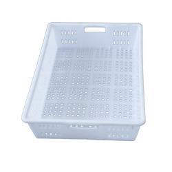 Корзина пластиковая HDPE/PP белая вентилируемая для мяса (арт. 26-1200047)