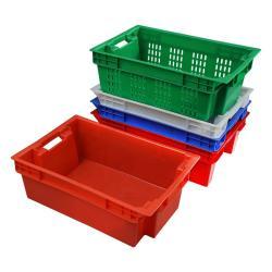 Ящик пластиковый HDPE 600x400x200 мм для мяса (арт. 26-1200049)