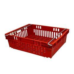 Ящик пластиковый металлический штабелируемый для мяса и рыбы (арт. 26-1200054)