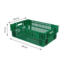 Ящик пластиковый 37л штабелируемый для заморозки рыбы и птицы (арт. 26-1200057)