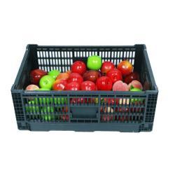 Ящик складной HDPE легкий цветной для фруктов (арт. 26-1200110)