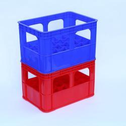 Ящик пластиковый HDPE цветной для бутылок (арт. 26-1200116)