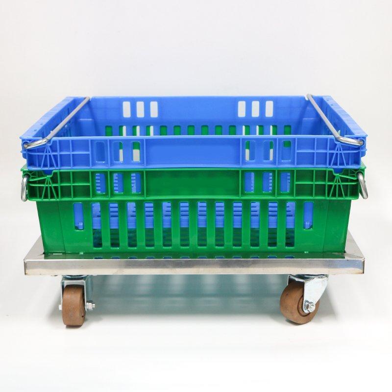 Ящик пластиковый с сеткой для фруктов и овощей (арт. 26-1200122)