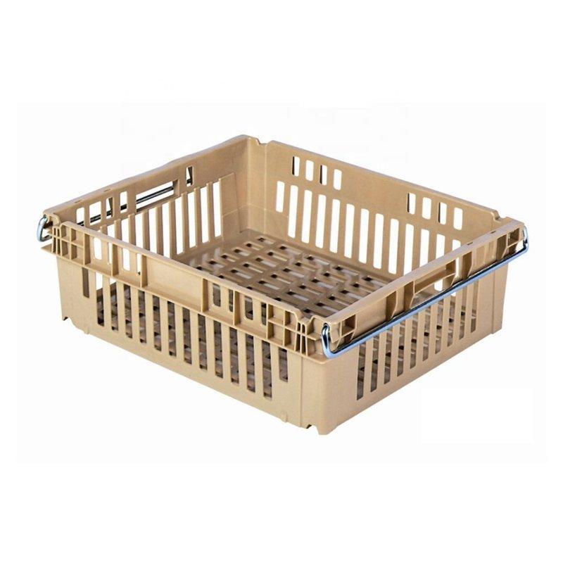 Ящик пластиковый с вентиляцией и ручкой для фруктов (арт. 26-1200128)