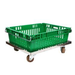 Ящик пластиковый с вентиляцией и ручкой для фруктов (арт. 26-1200128)