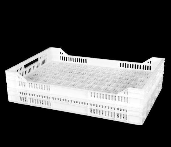 Ящик пластиковый с вентиляцией для сбора фруктов (арт. 26-1200158)