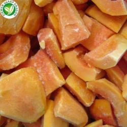Замороженные кусочки папайи IQF сладкие для хранения (арт. 26-1302077)