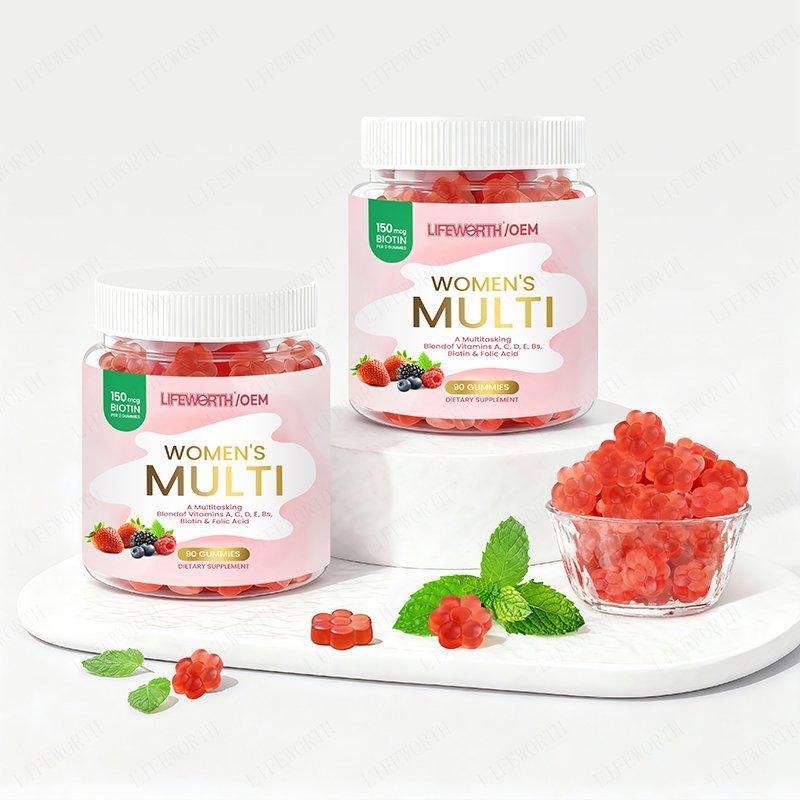 Витамины жевательные женские с ягодным вкусом и биотином (арт. 26-1002193)