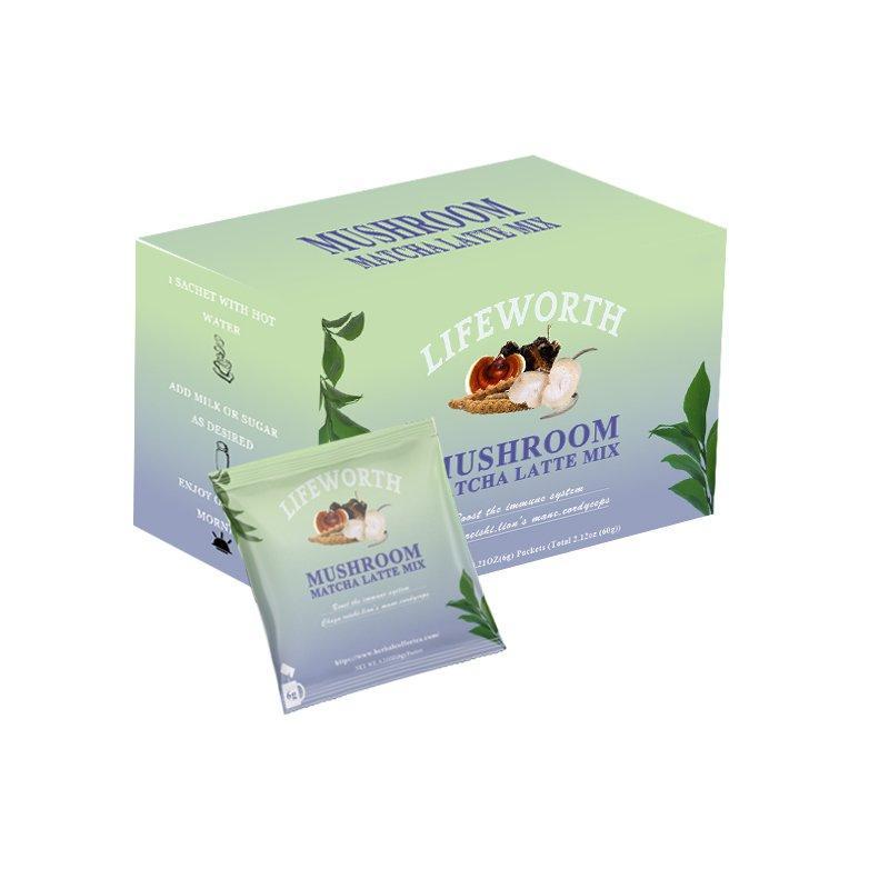 Латте чай с грибом львиная грива органический для похудения (арт. 26-1002229)