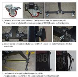 Табло для баскетбола беспроводное LED портативное уличное (арт. 26-2002137)