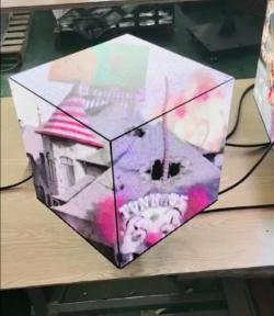 Дисплей LED куб 200x200 мм wifi управление для рекламы (арт. 26-2002172)