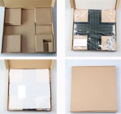 Дисплей крест LED зеленый 35x35 см для рекламы (арт. 26-2002207)