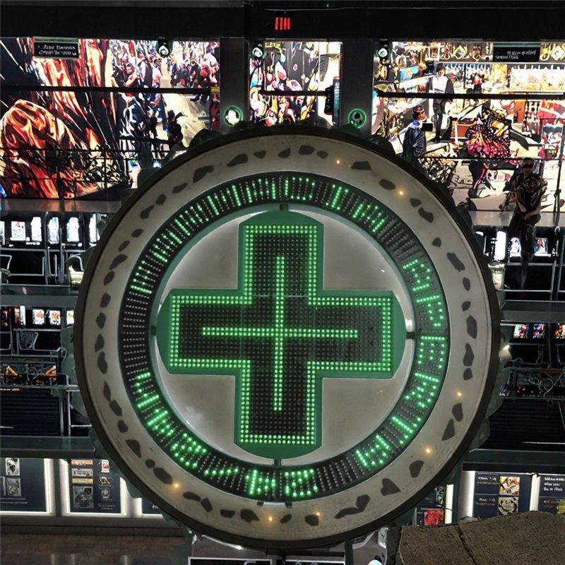 Крест LED P8 3D эффект для рекламы на улице IP65 (арт. 26-2002208)