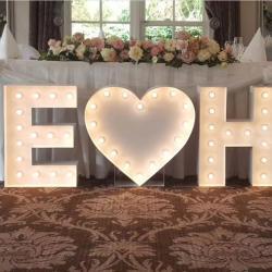 Лампа LED буквы 3ft 4ft 5ft для свадьбы и праздников (арт. 26-2002267)