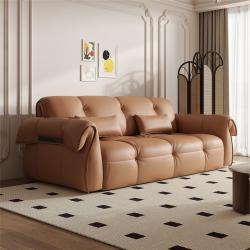 Диван-кровать электрический кожаный l-образный для отдыха (арт. 26-2102029)