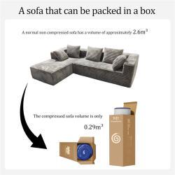 Диван угловой модульный тканевый для гостиной (арт. 26-2102071)