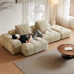 Диван угловой с откидной спинкой и памятью формы для гостиной (арт. 26-2102077)