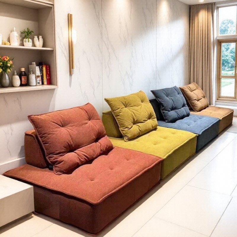 Диван модульный тканевый сжатый для гостиной (арт. 26-2102081)