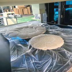 Кресло-реклайнер тканевое мягкое для отдыха (арт. 26-2102102)