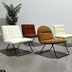 Кресло-шезлонг складное железный каркас бархат спальня (арт. 26-2102103)