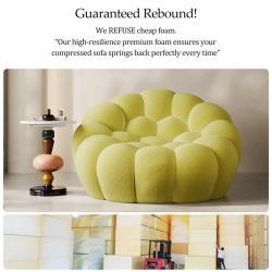 Кресло-мешок одноцветный для отдыха в гостиной (арт. 26-2102104)