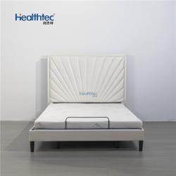 Кровать с кожаным хранилищем king-size для дома (арт. 26-1702007)