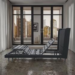 Кровать металлическая двуспальная регулируемая электрическая для сна (арт. 26-1702027)