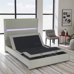 Кровать электрическая регулируемая металлическая для спальни (арт. 26-1702040)