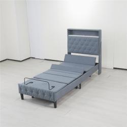 Кровать с вибромассажем и LED, bluetooth, металл (арт. 26-1702079)