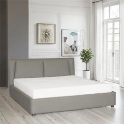 Кровать кожаная современная queen king size для спальни (арт. 26-1702098)