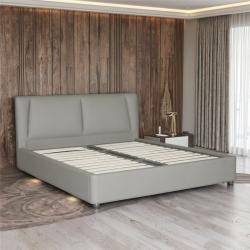 Кровать кожаная современная queen king size для спальни (арт. 26-1702098)