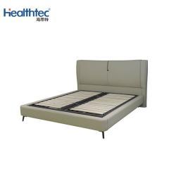 Кровать кожаная двуспальная для спальни (арт. 26-1702108)