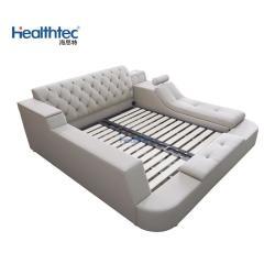 Кровать с кожаной обивкой и массажем для спальни (арт. 26-1702118)