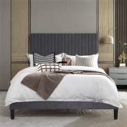 Кровать с мягкой обивкой и ящиками для спальни (арт. 26-1702120)