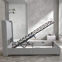 Кровать с ящиками деревянная двуспальная мягкая (арт. 26-1702128)