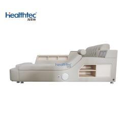 Кровать с кожаным изголовьем и USB для спальни (арт. 26-1702134)