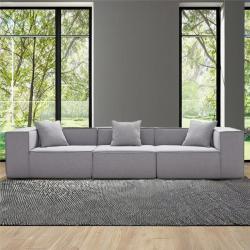 Диван секционный серый без каркаса для гостиной (арт. 26-1702217)