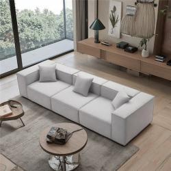 Диван секционный серый без каркаса для гостиной (арт. 26-1702217)