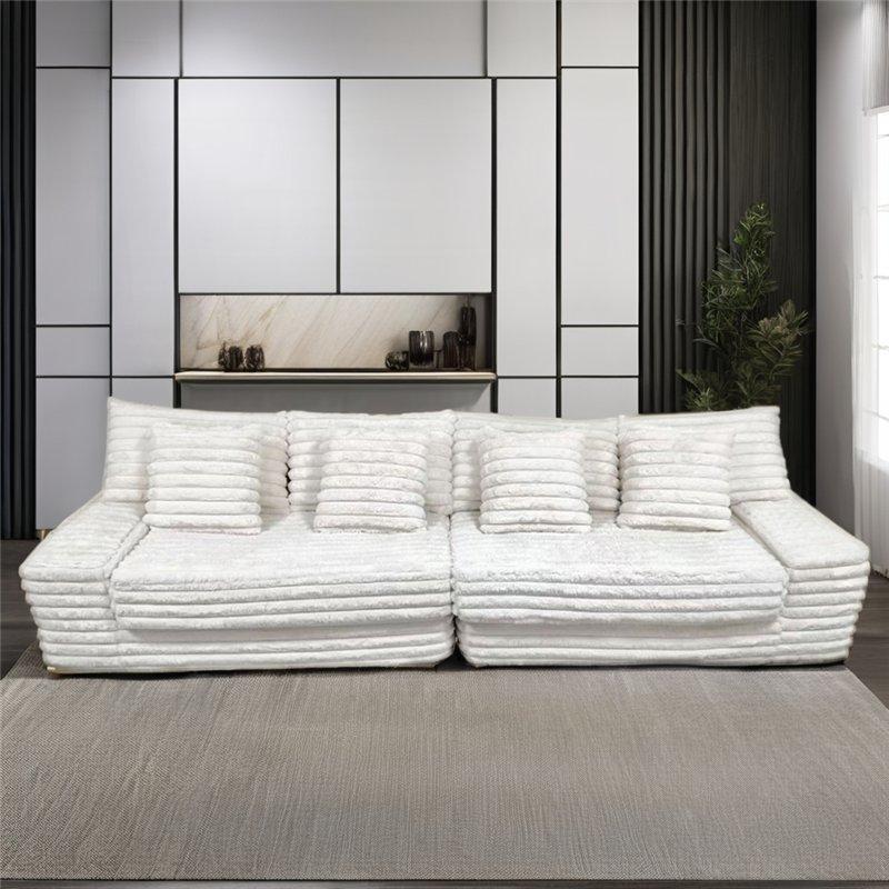 Диван модульный вакуумный вельвет для гостиной (арт. 26-1702244)