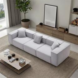 Диван тканевый компрессионный для гостиной u-образный (арт. 26-1702249)